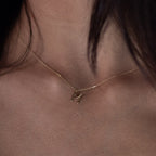 Collier initiale A doré