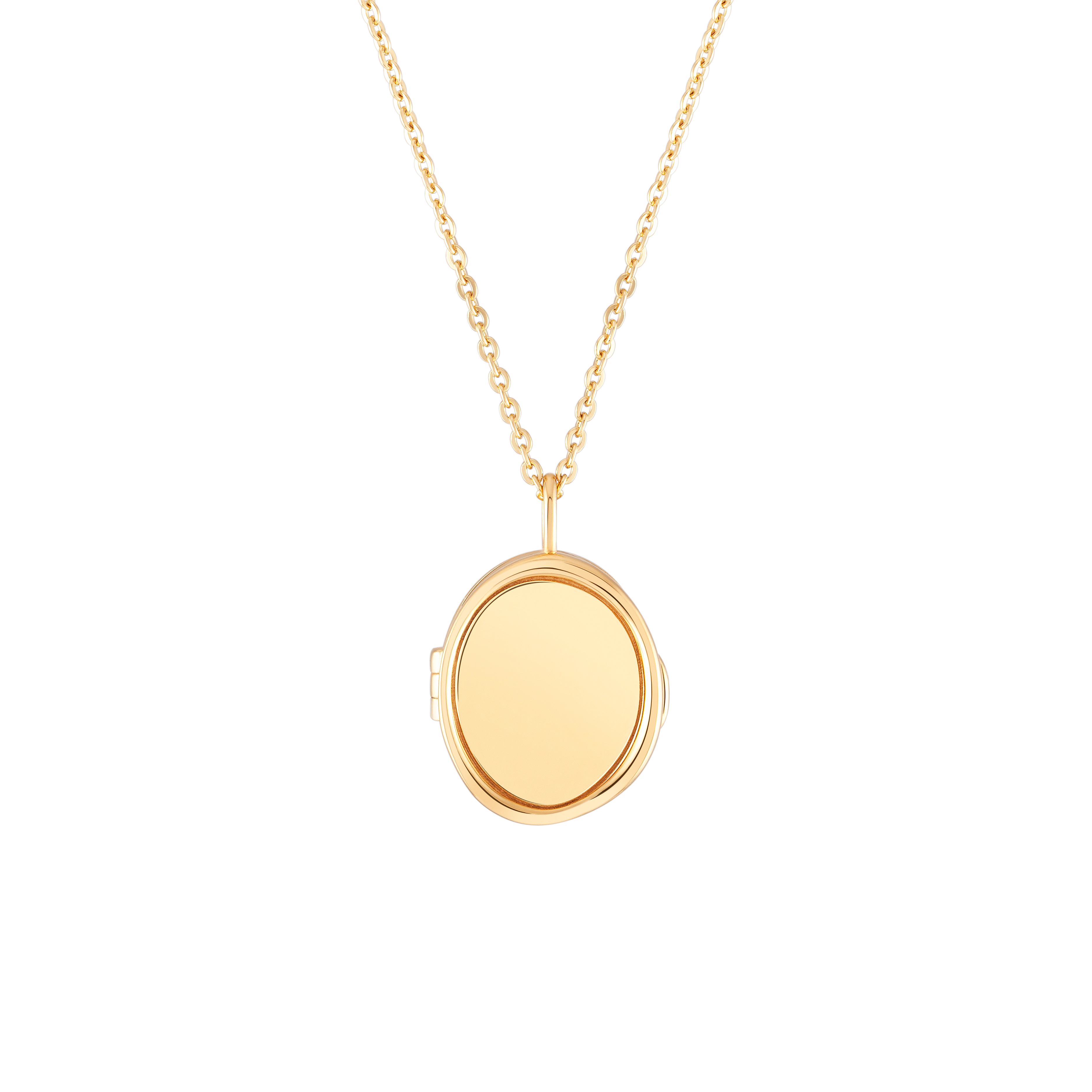 Good Vibes Locket Lapis Lazuli 18K Solid Gold