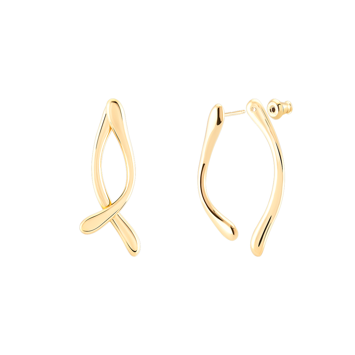 Double Boomerang Earrings