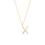 Collier initiale X