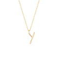 Initial Y Necklace