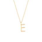 Initial E Necklace