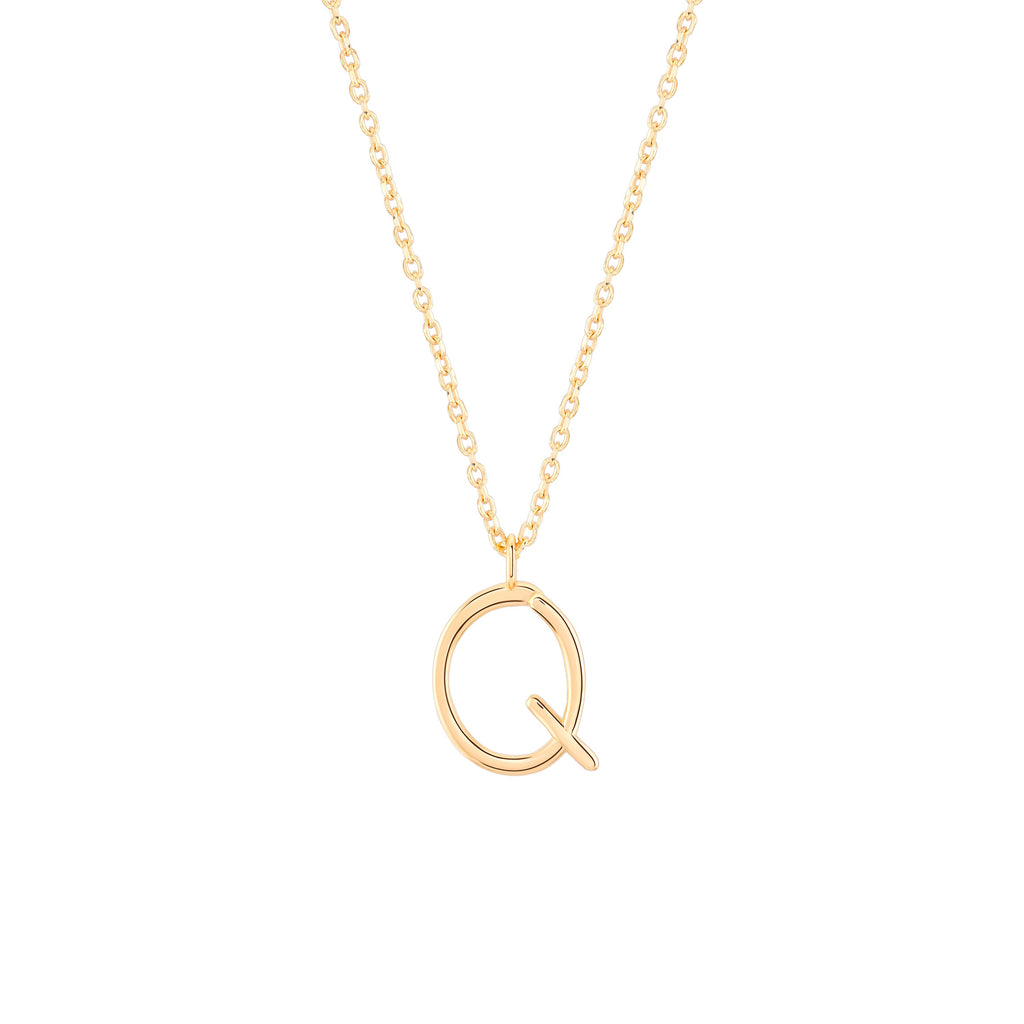 Initial Q Necklace