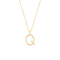 Initial Q Necklace