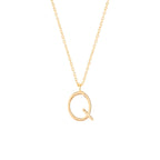 Initial Q Necklace