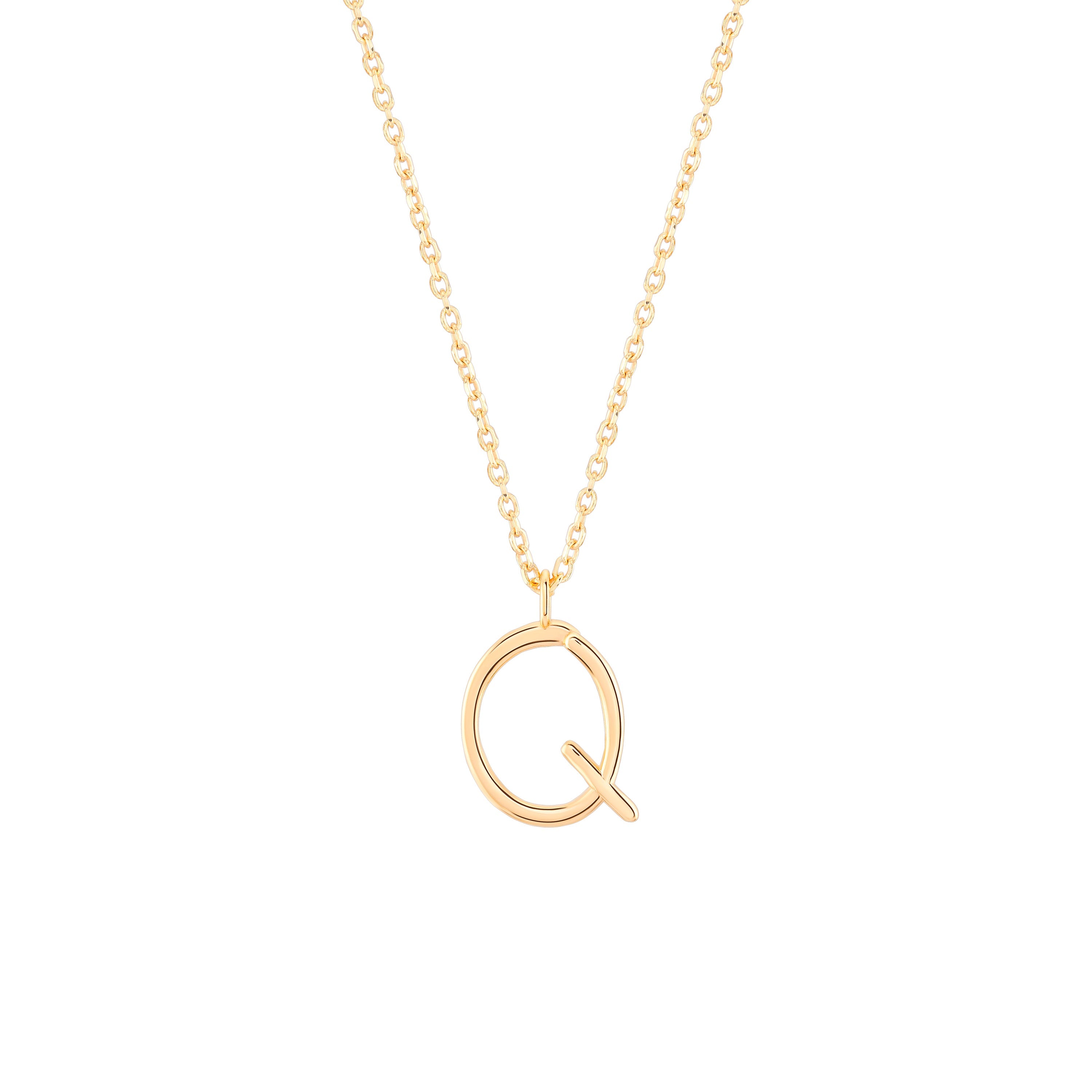 Initial Q Necklace