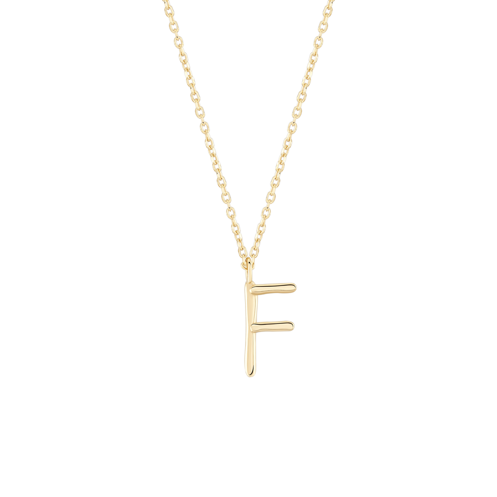 Initial F Necklace