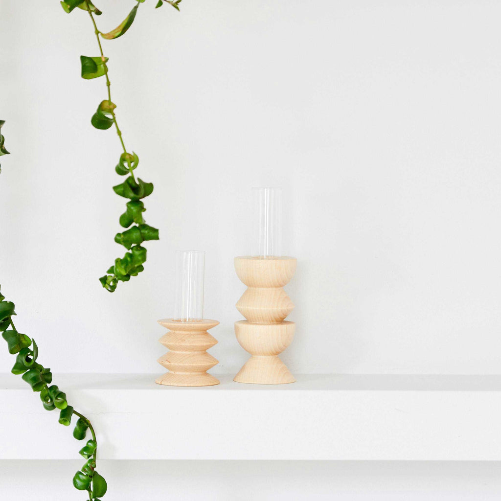 Vase en bois Totem - Moyen N° 3