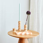 Vase Totem en bois - Moyen Nº 4