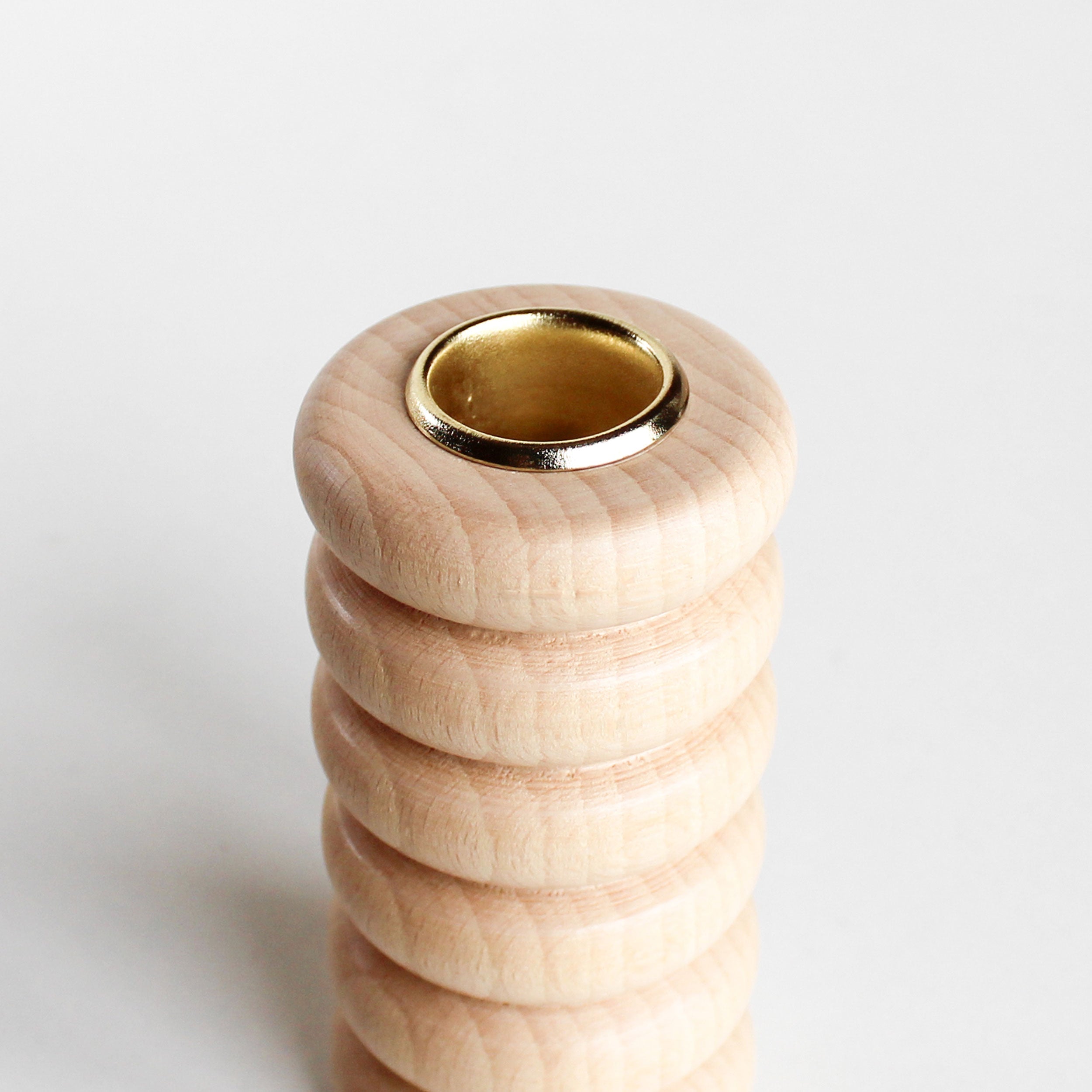 Photophore en bois Totem - Grand N° 1