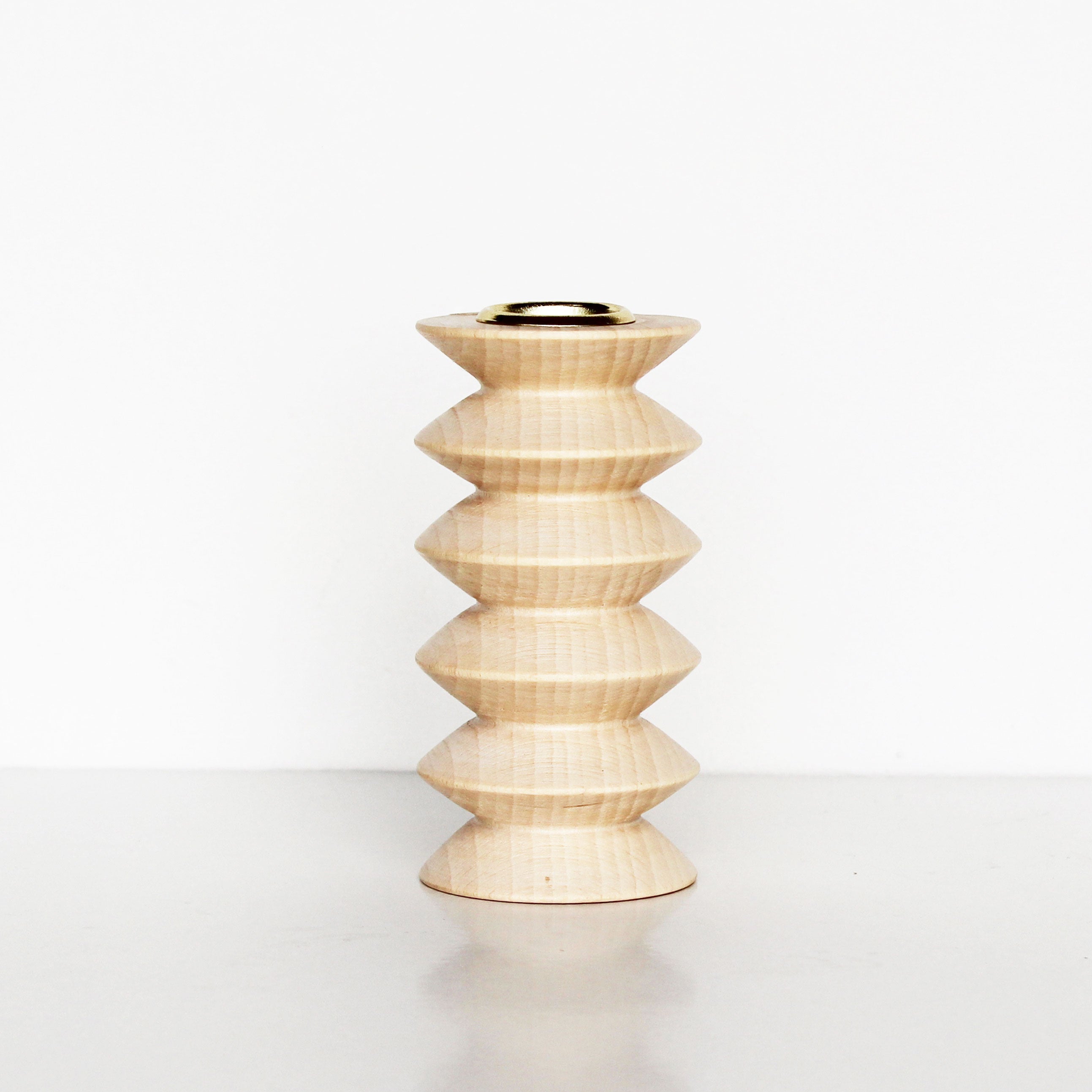 Bougeoir en bois Totem - Taille M N° 2