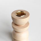 Totem Wooden Candle Holder - Medium Nº 4