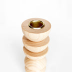 Chandelier Totem en Bois - Grand N° 4