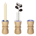 Vira 3-en-1 – Lavande – Photophore / Chauffe-plat / Vase