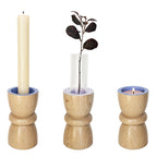 Vira 3-en-1 – Lavande – Photophore / Chauffe-plat / Vase