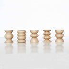 Totem Wooden Picture / Postcard Stand -  Set of 5 Short