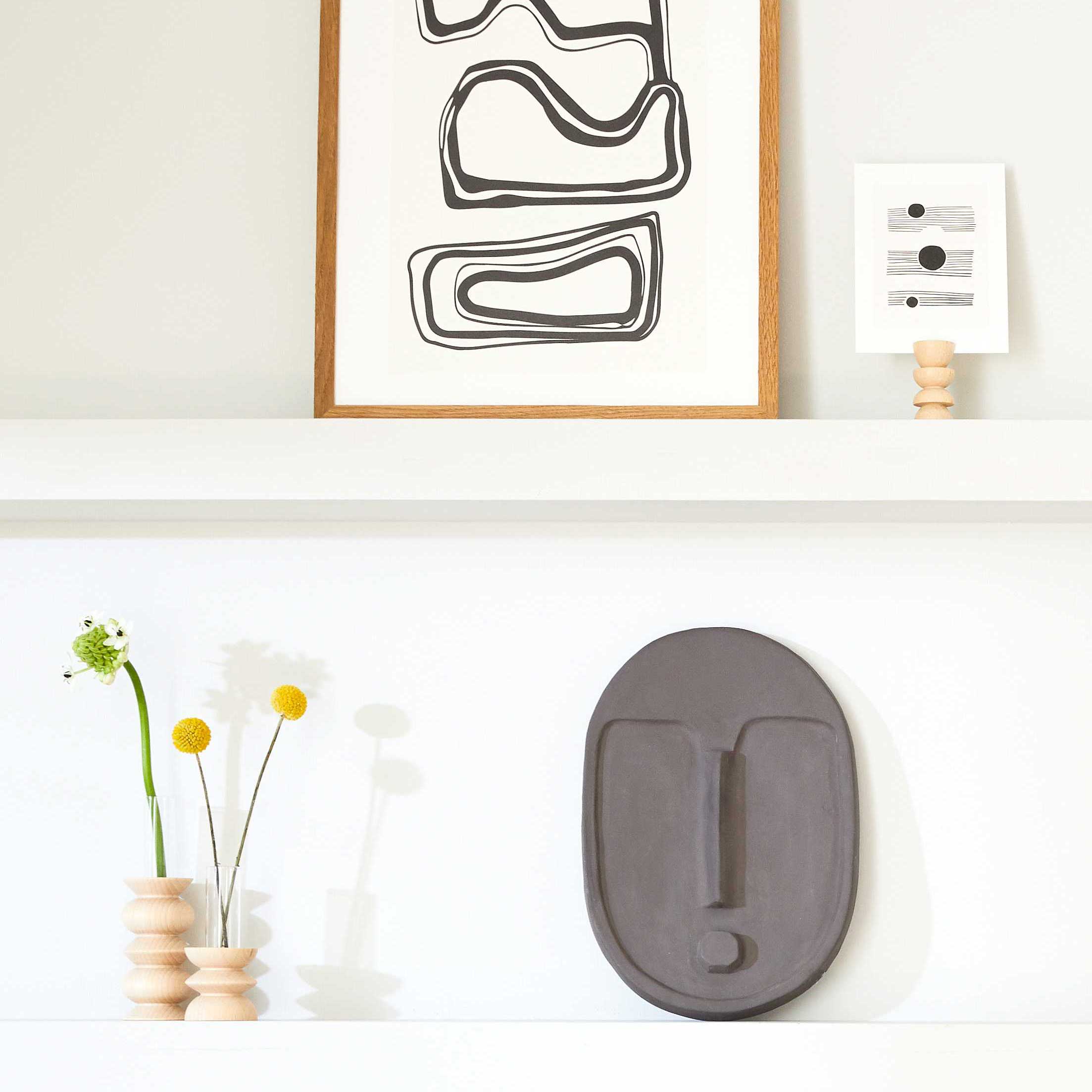 Totem Wooden Vase - Short Nº 3
