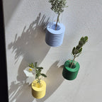 Modern Ribble Wooden Wall Vases | 7 Colour Options