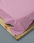 Flat sheet - 200 threads percale (Rose)