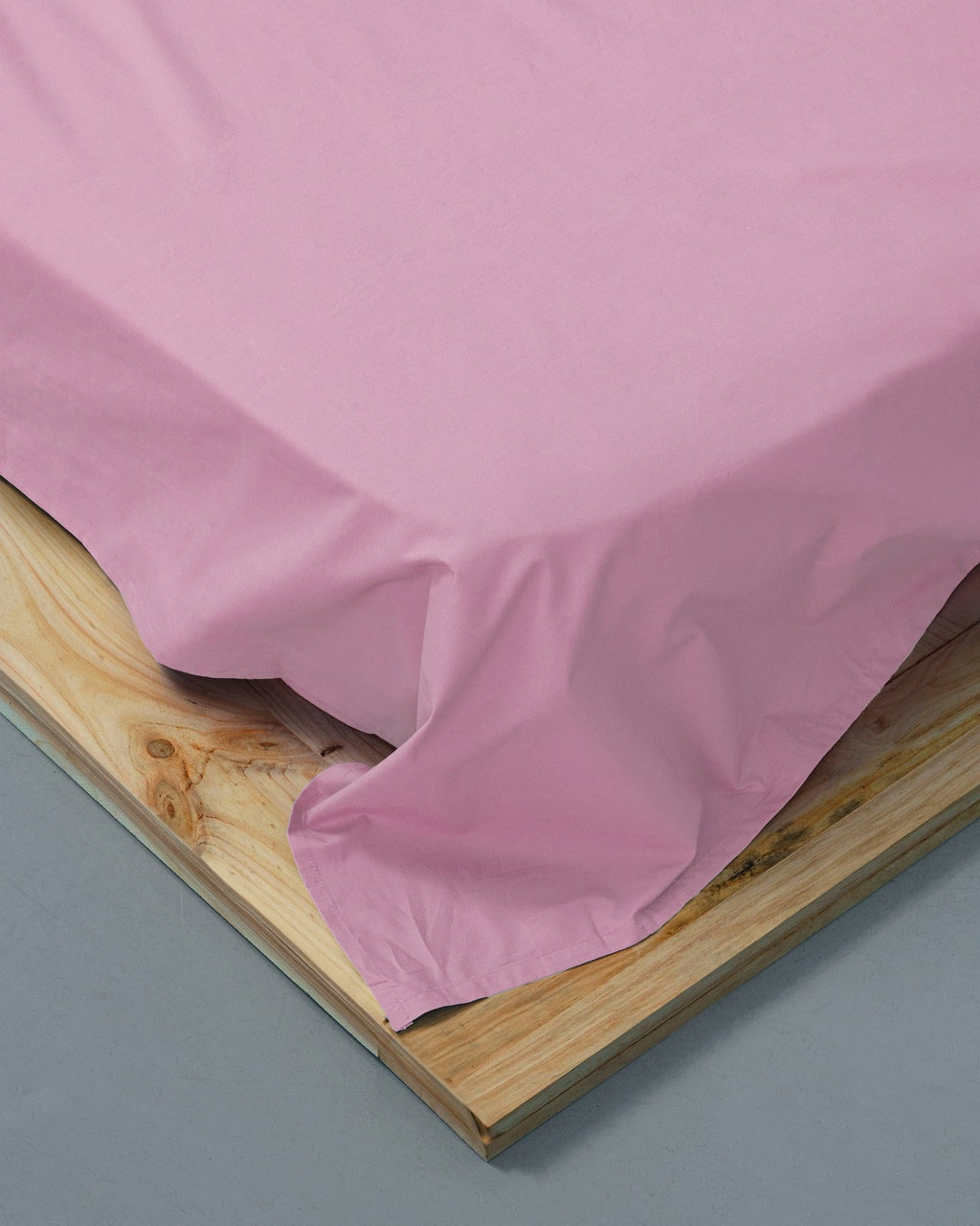 Flat sheet - 200 threads percale (Rose)