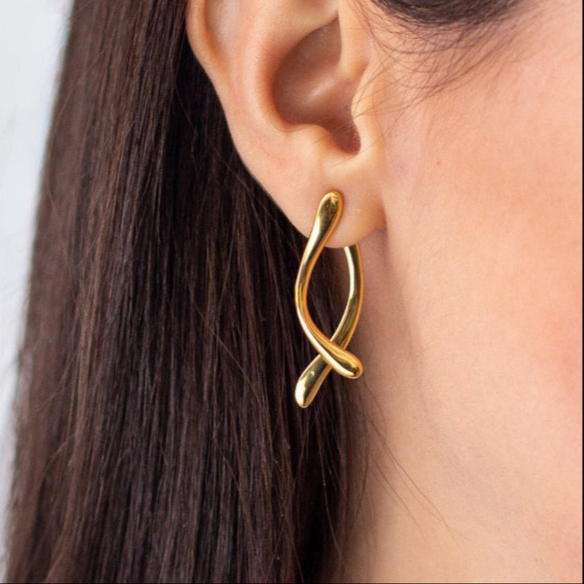 Double Boomerang Earrings