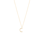 Collier Initial C Doré