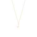 Golden Initial J Necklace