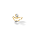 Engagement Ring Love is Love Yellow Solid Gold