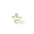 Engagement Ring Love is Love Yellow Solid Gold