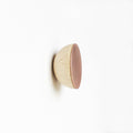 Round Beech Wood & Copper Wall Mounted Coat Hook / Knob