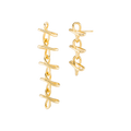 Interlinked Earrings 18K Solid Gold