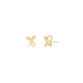 Interlinked Studs 18K Solid Gold