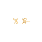 Interlinked Studs 18K Solid Gold