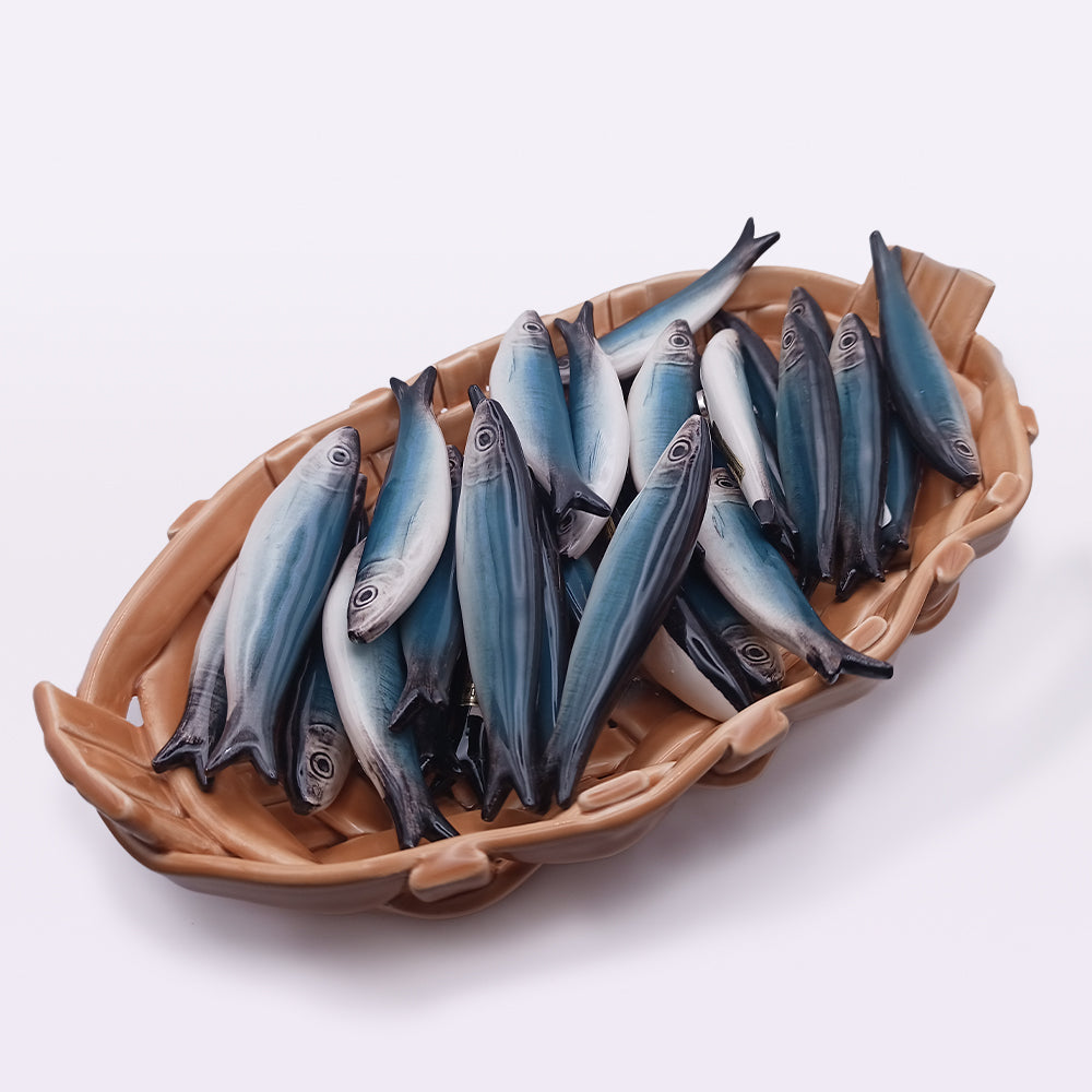 Ceramic Sardine Fridge Magnet