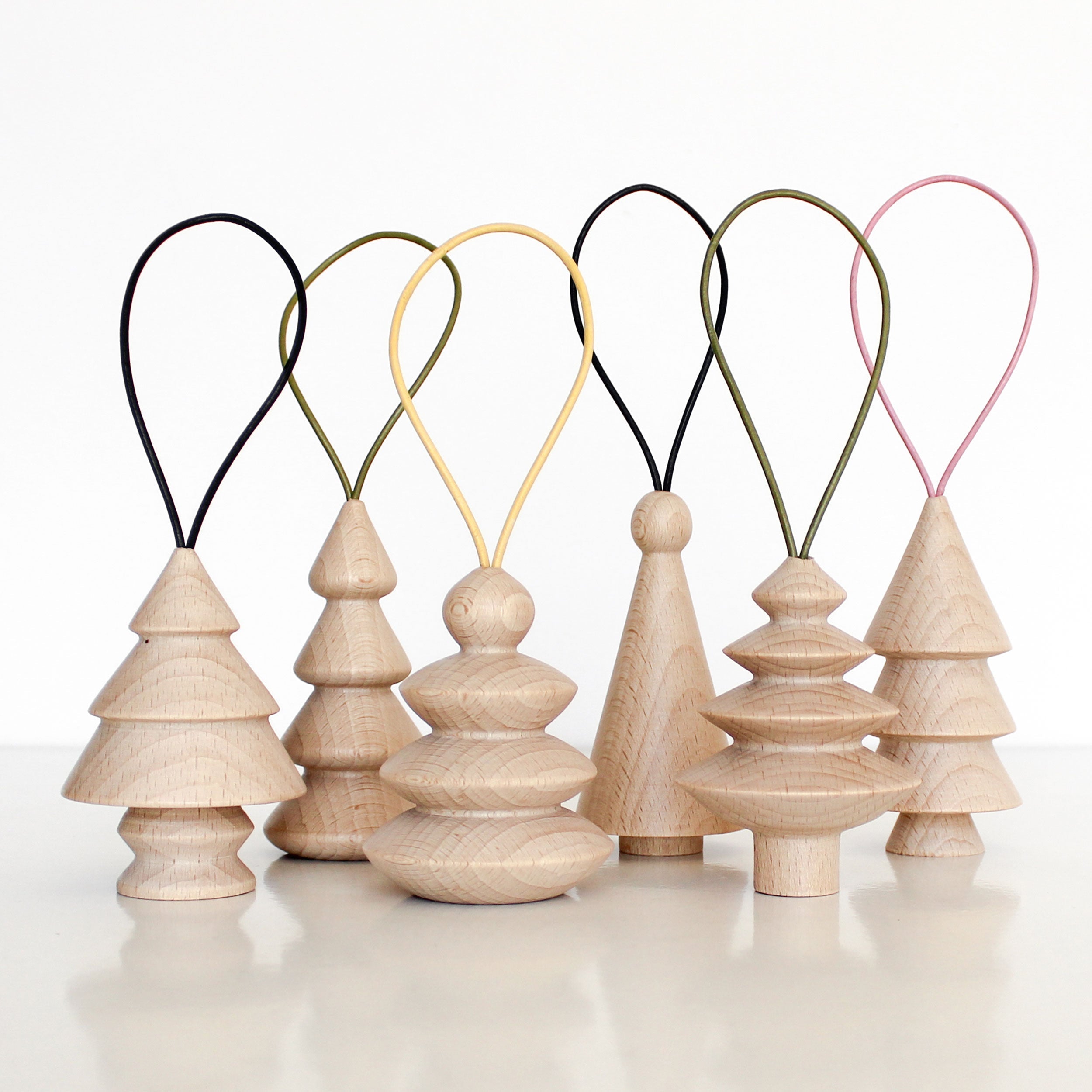 Wooden Christmas Tree Hanger - Tree Nr. 4