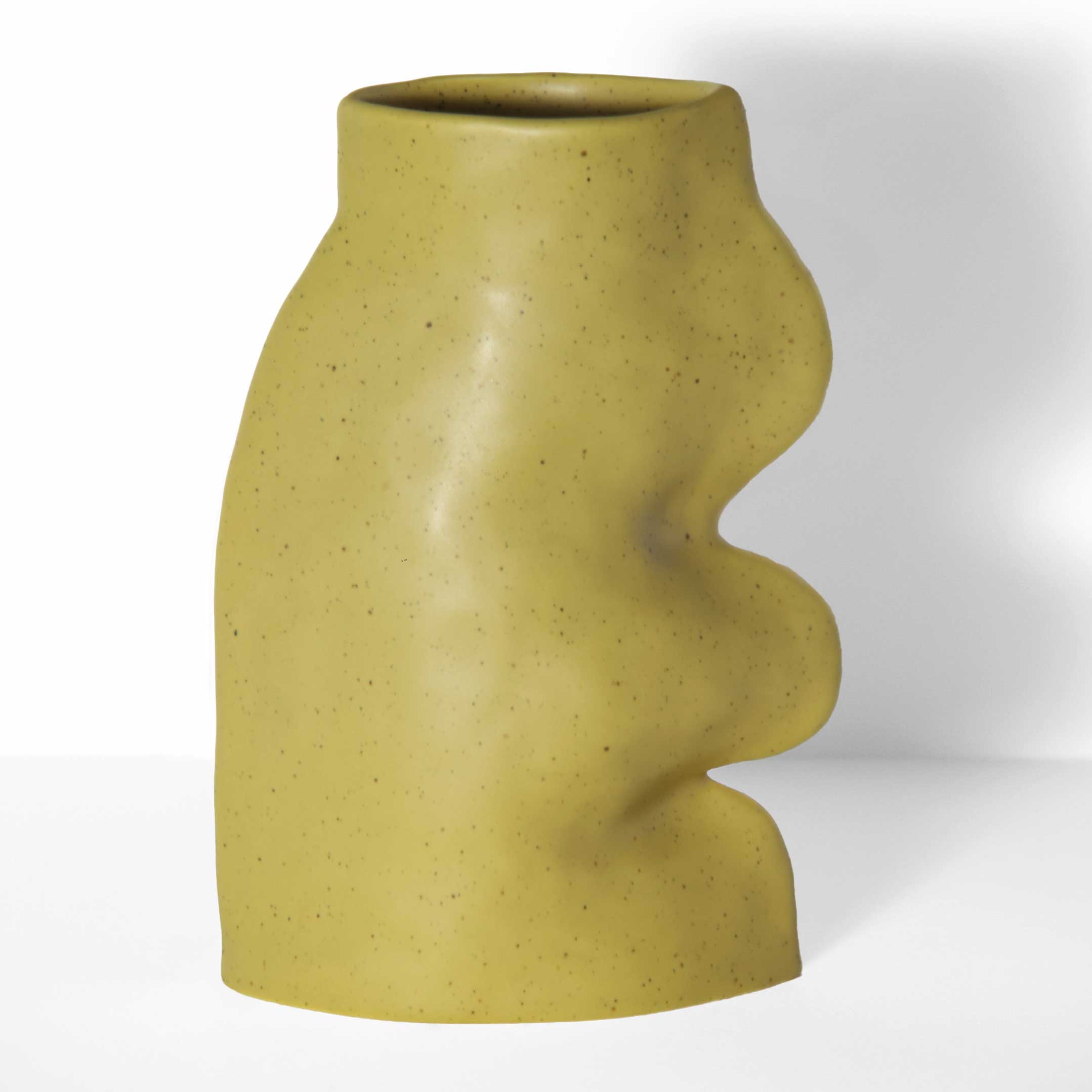 Vase en céramique Fluxo – Grand Vert Pistache