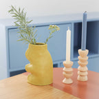 Vase en céramique Fluxo – Grand Vert Pistache