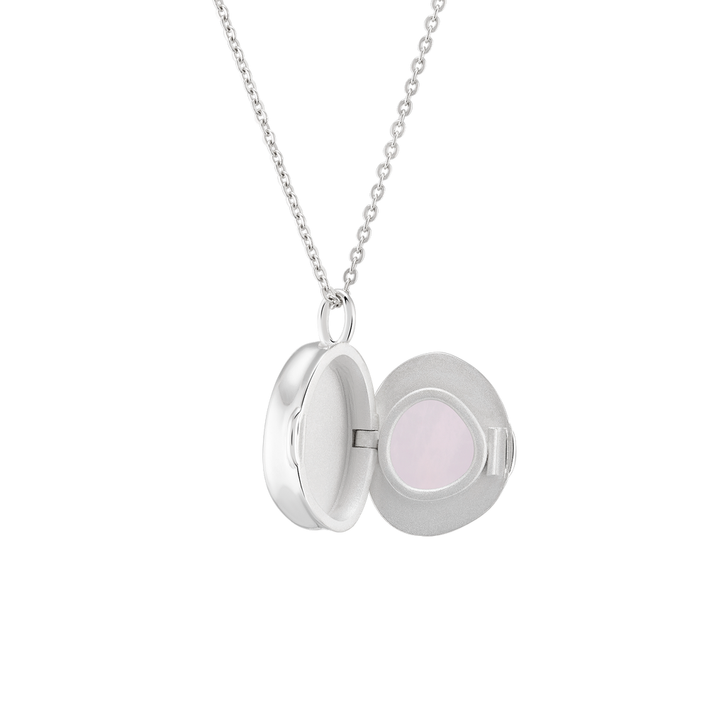 Good Vibes Locket Silver