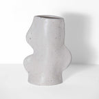 Vase en céramique Fluxo - Blanc moyen