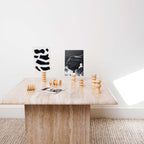 Totem Wooden Picture / Postcard Stand - Set of 5 Tall Stands