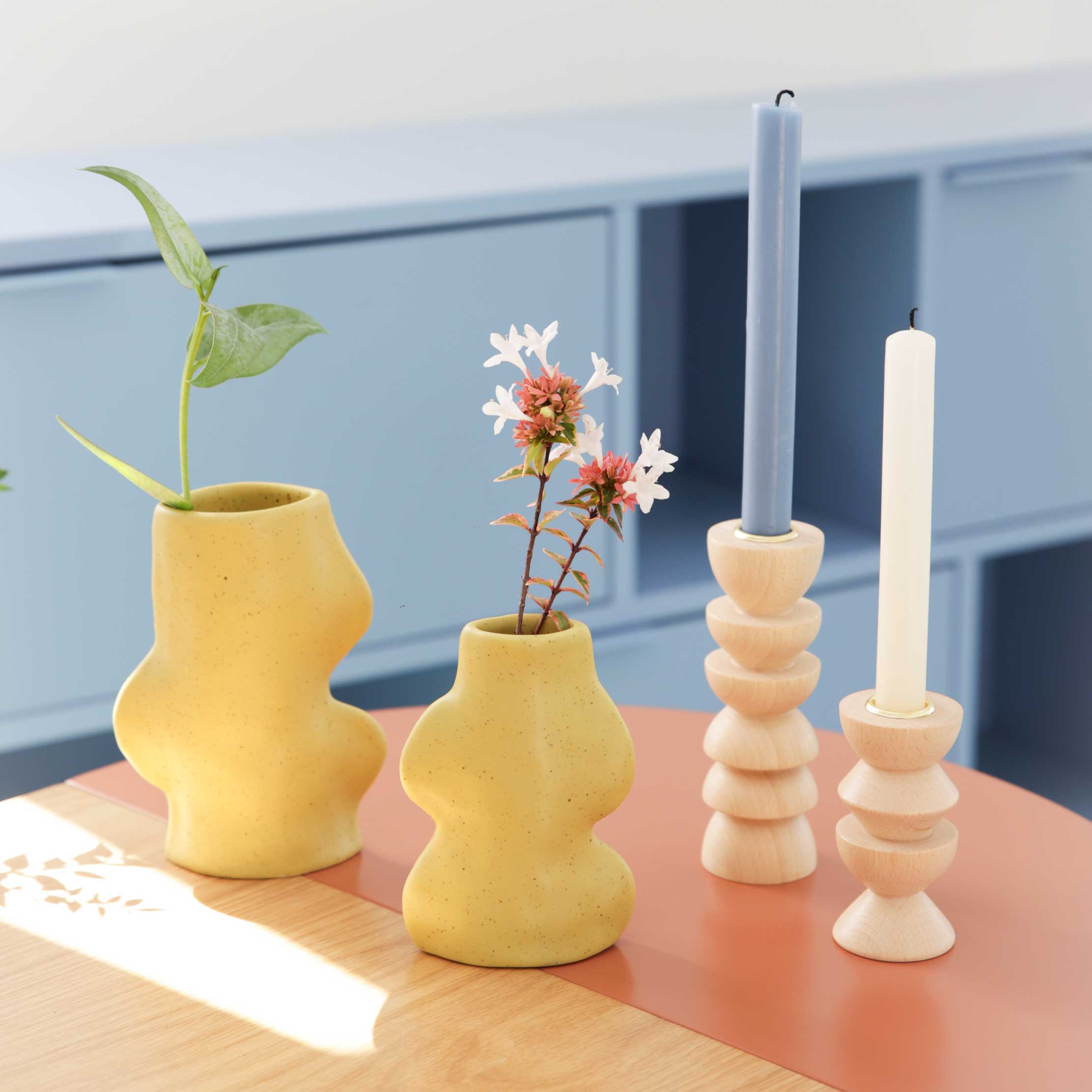 Vase en céramique Fluxo - Petit Vert Pistache