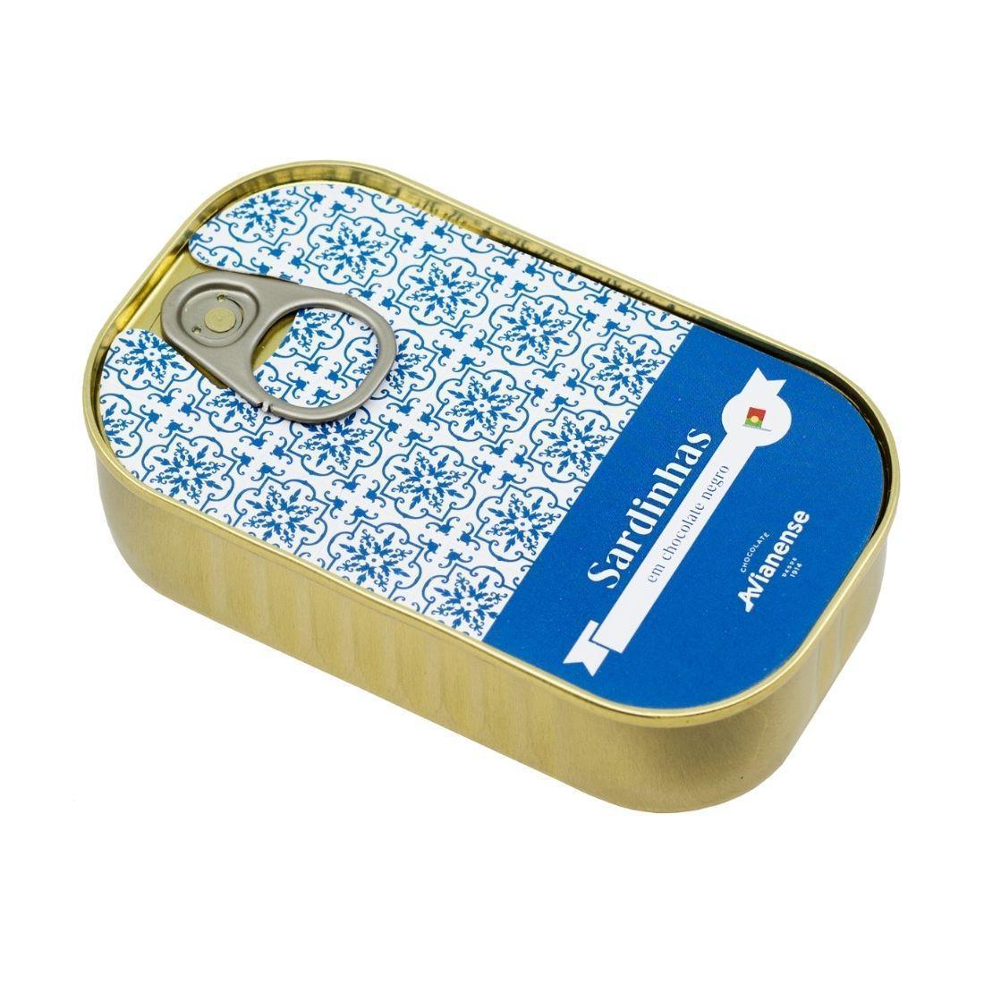 Dark Chocolate Sardines – Blue Portuguese Tiles