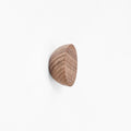 Round Walnut Wood Wall Mounted Coat Hook / Knob