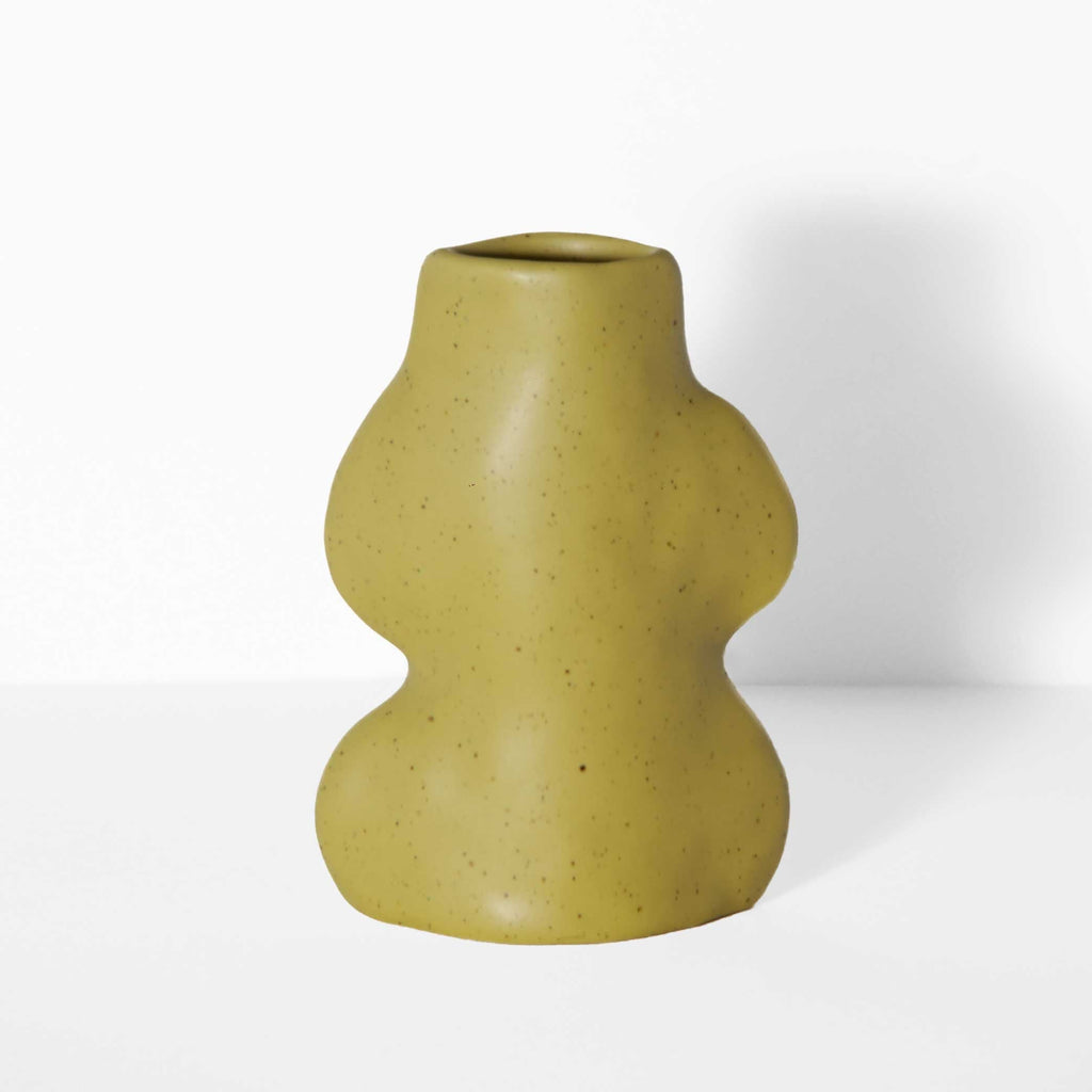 Vase en céramique Fluxo - Petit Vert Pistache