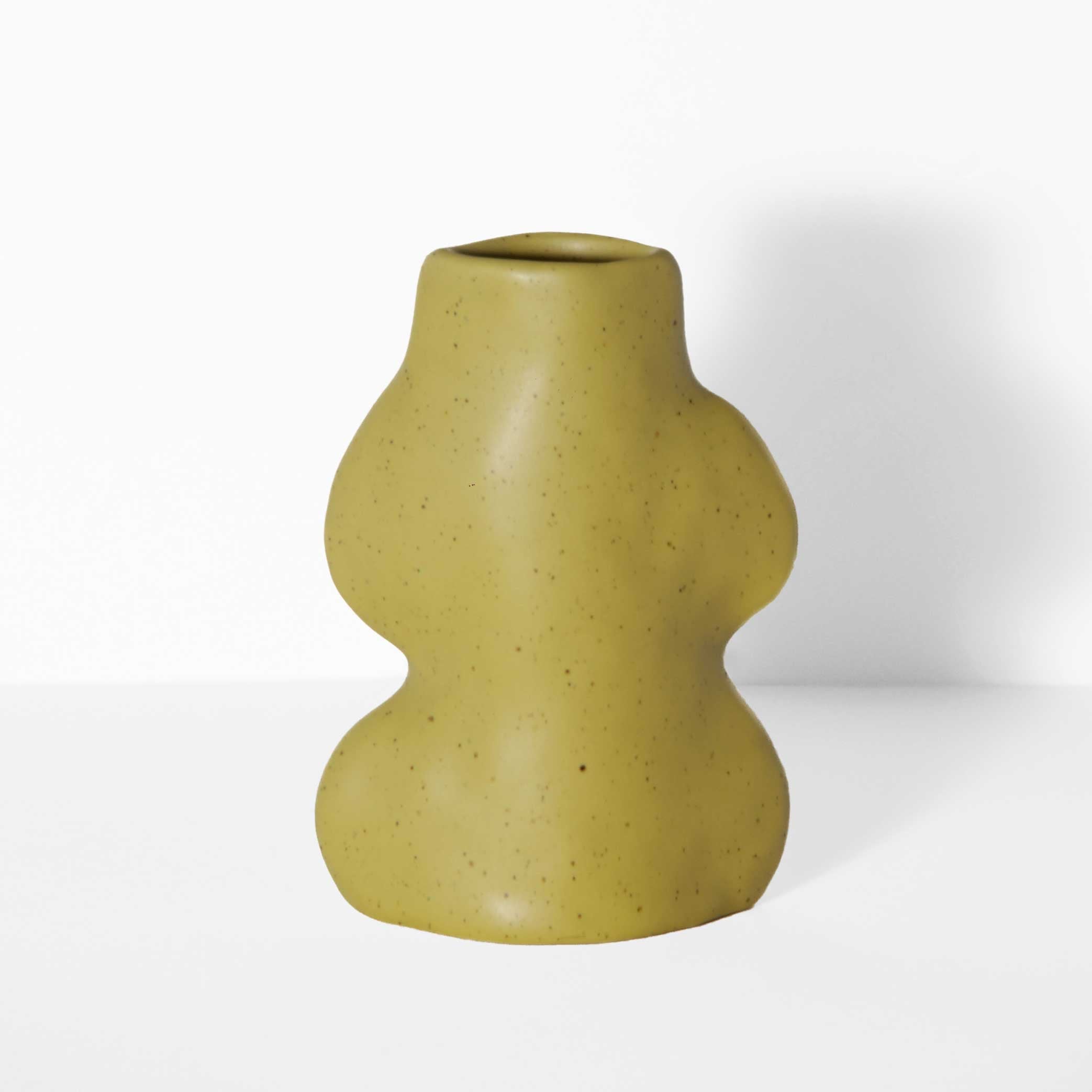Vase en céramique Fluxo - Petit Vert Pistache