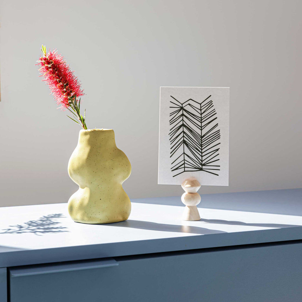 Vase en céramique Fluxo - Petit Vert Pistache