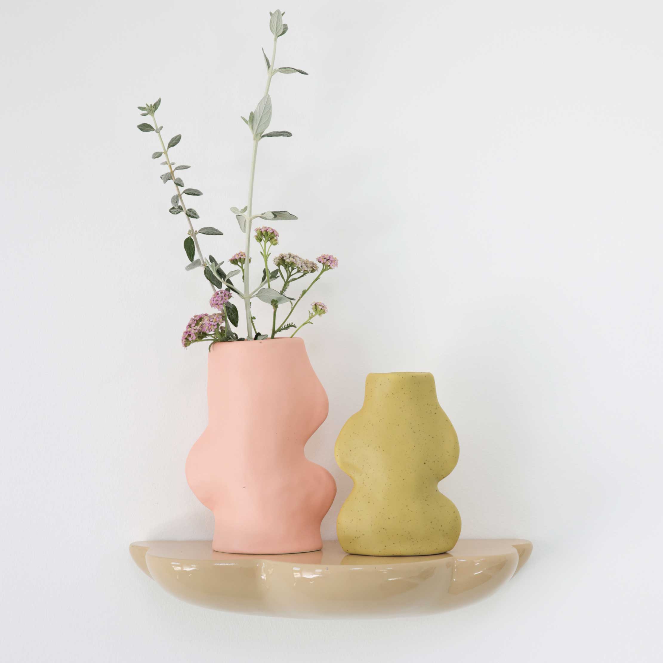 Vase en céramique Fluxo - Petit Vert Pistache