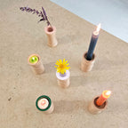 Vira 3 en 1 - Finition Orange - Bougeoir / Chandelier / Vase
