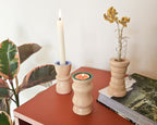 Vira 3 in 1 - Green Finish - Candle Holder / Tea Light Holder / Vase