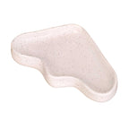Ceramic Wave Trays - Speckled White - Triangle